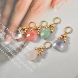 Water Drop Store Decoration Geometry Locket Charms DIY Earring Accessory