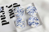Acrylic Beads 35mm Geometry Wave Rounds Shape DIY Jewelry Earring Pendants Lot