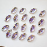 Natural Dried Flower Resin Beads DIY Jewelry Earring Accessory