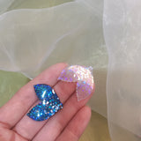 Cartoon Fish Tails Resin Beads DIY Jewelry Earring Accessory
