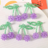 Cherry Bead Charms DIY Jewelry Earring Accessory