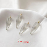 20pcs Cartoon Resin Hearts Charms DIY Jewelry Earrings Pendants
