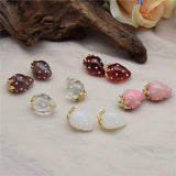 20pcs 3D Strawberry Acrylic Beads DIY Jewelry Accessory