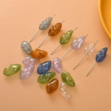 Irregular Shape Glass Beads Lot for DIY Jewelry, Earrings, Garments - 20pcs