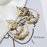 Geometry Polygon Copper Floating Locket Charms DIY Jewelry Earring Accessory
