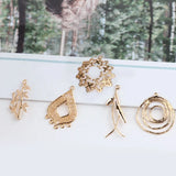 Copper Floating Locket Charms - 20pcs/lot Geometry Rounds/Flowers/Leaves Shape