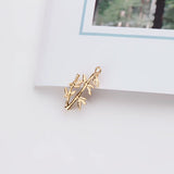 Copper Floating Locket Charms - 20pcs/lot Geometry Rounds/Flowers/Leaves Shape