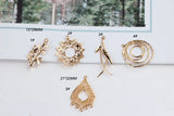 Copper Floating Locket Charms - 20pcs/lot Geometry Rounds/Flowers/Leaves Shape