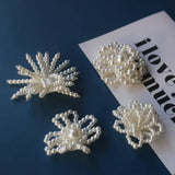 Cream Beads Decoration Flowers Shape DIY Jewelry Earring/Garment/Hair Accessory