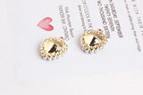 20pcs/lot Hearts Shape Alloy Pearl Inlay Charms DIY Jewelry Making Accessory