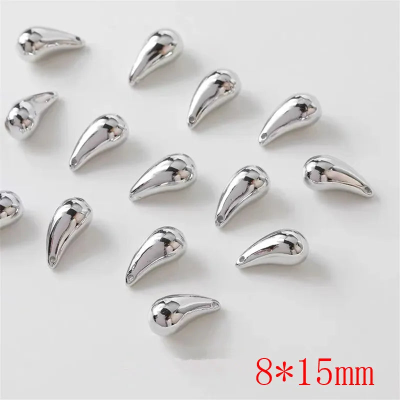 3D Cartoon Moon Water Drop Charms Lot of 30
