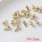 3D Cartoon Moon Water Drop Charms Lot of 30