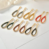 Geometric Water Drop Floating Locket Charms DIY Earring Accessory