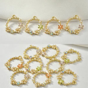 Alloy Geometry Round Shape DIY Jewelry Earrings/Garment Accessory