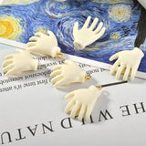 Hand Shape Resin Charms DIY Jewelry Earrings Pendants Accessory Lot of 30pcs