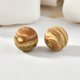 50pcs/lot 16mm Round Resin Beads Earrings/Necklace Charms DIY Jewelry Accessory