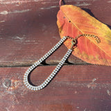 Double Row Crystal Tennis Bracelet for Women