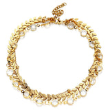 MinaMaMa Crystal Anklet for Women Summer Beach Foot Jewelry