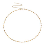 MinaMaMa Stainless Steel Heart Belly Chain Body Jewelry