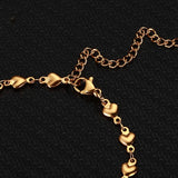 MinaMaMa Stainless Steel Heart Belly Chain Body Jewelry