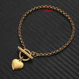 Heart Foot Jewelry Anklet For Women Stainless Steel