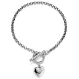 Heart Foot Jewelry Anklet For Women Stainless Steel