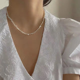 Minar Classic Freshwater Pearl Necklace for Women