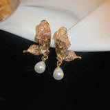 Fairy Crystal Butterfly Dangle Earrings