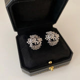 Minar Fantasy Flower Earrings for Women