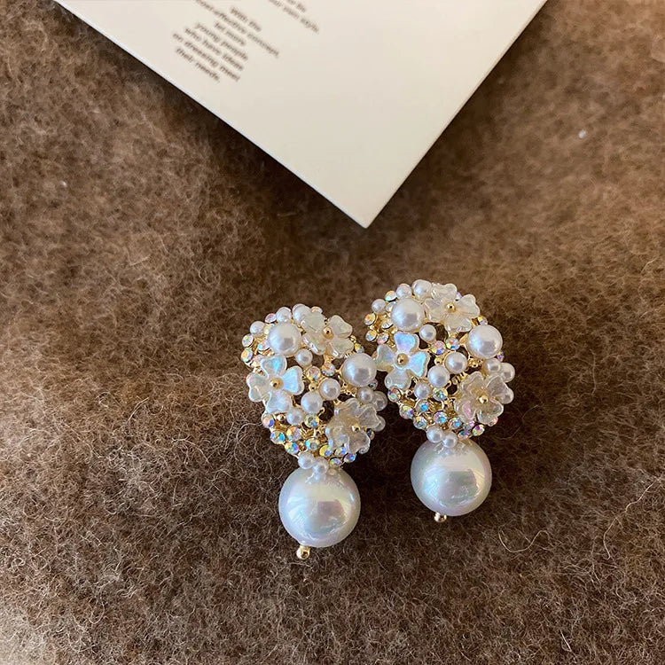 Minar Fantasy Flower Earrings for Women