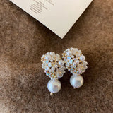Minar Fantasy Flower Earrings for Women