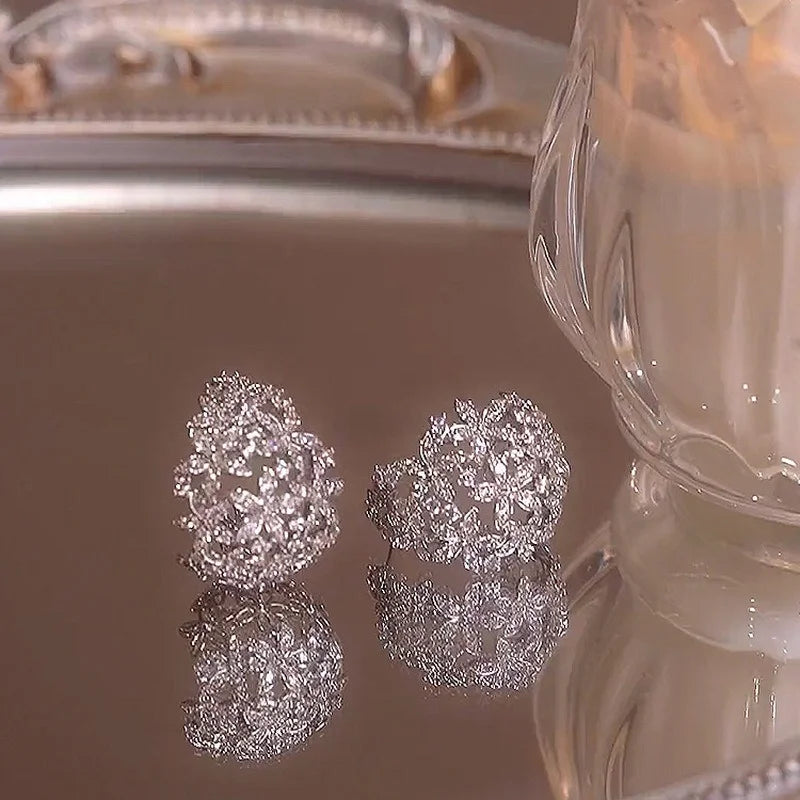 Minar Fantasy Flower Earrings for Women
