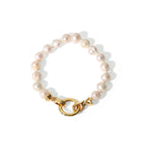Minar Baroque Pearl Bracelet 18K PVD Plated Stainless Steel