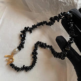 Baroque Pearl Beaded Choker Necklace for Women