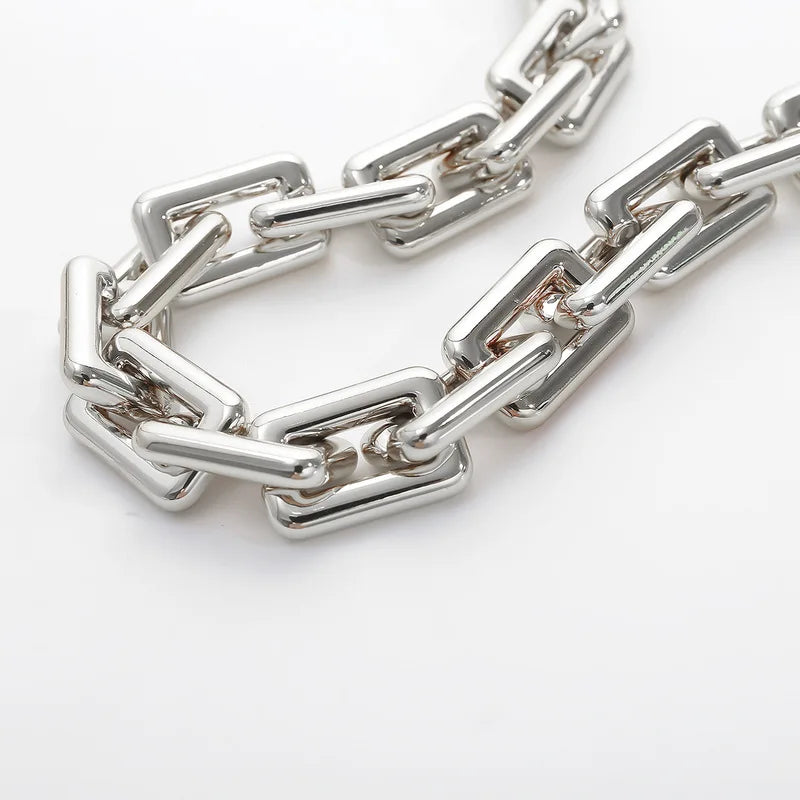 Minar Hyperbole Chunky Cuban Chains Necklaces for Women