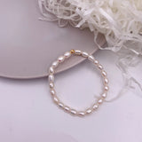 Minar Pearl Beaded Bracelets for Women, Elastic Charm Bracelet