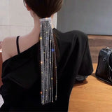 Bling Bling Rhinestones Tassel Hair Clips Unique Hairpin for Women