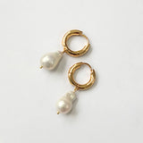 Minar Minimalist Contrast Rectangle Hoop Earrings for Women