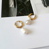 Minar Minimalist Contrast Rectangle Hoop Earrings for Women