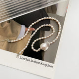 Retro Freshwater Pearl Chokers Necklace Baroque Pearls Beaded Pendant Jewelry