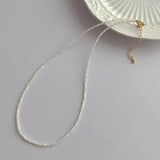 2mm Multicolor Round Shell Chokers Necklace for Women