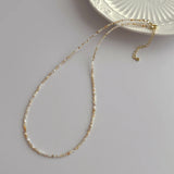 2mm Multicolor Round Shell Chokers Necklace for Women