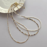2mm Multicolor Round Shell Chokers Necklace for Women