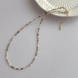 2mm Multicolor Round Shell Chokers Necklace for Women