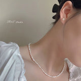 Baroque Freshwater Pearl Necklace for Women Irregular Pearls Strand Choker