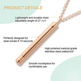 Mindful Breathing Necklace Anti-Anxiety Meditation Chain