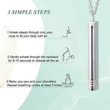 Mindful Breathing Necklace Anti-Anxiety Meditation Chain