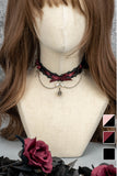 Pink Collar Necklace Vintage Style Lolita Accessories