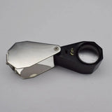 Mini 10x21mm Hex Magnifier with LED Light