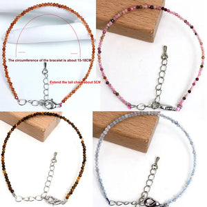 Natural Pearl Garnet Beaded Choker Necklace Bracelet Set